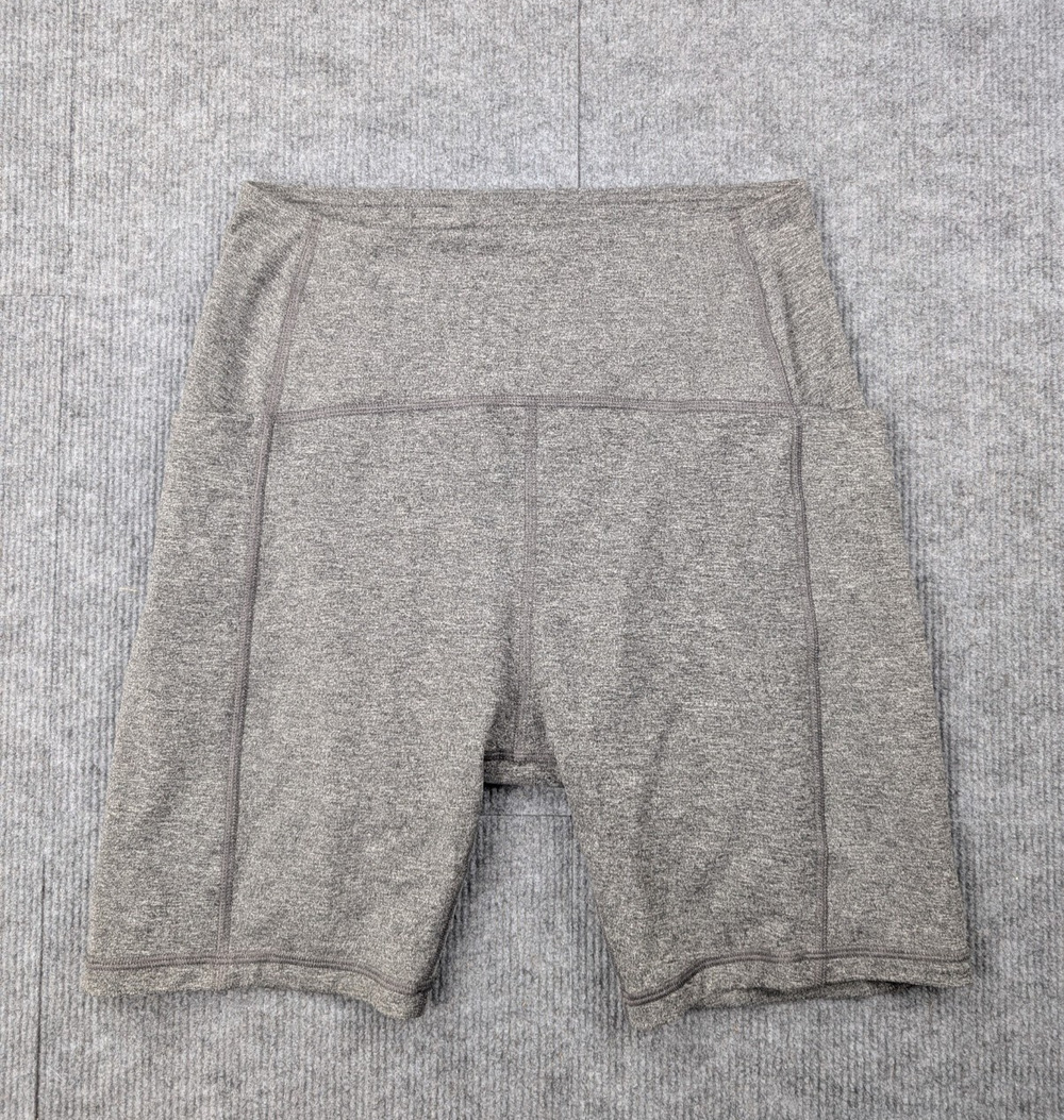 Thinx Cycle Shorts Moderate Womens Medium Heathered Gray Athleisure Gym Training